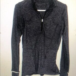 Women's Gray Long Sleeve Top